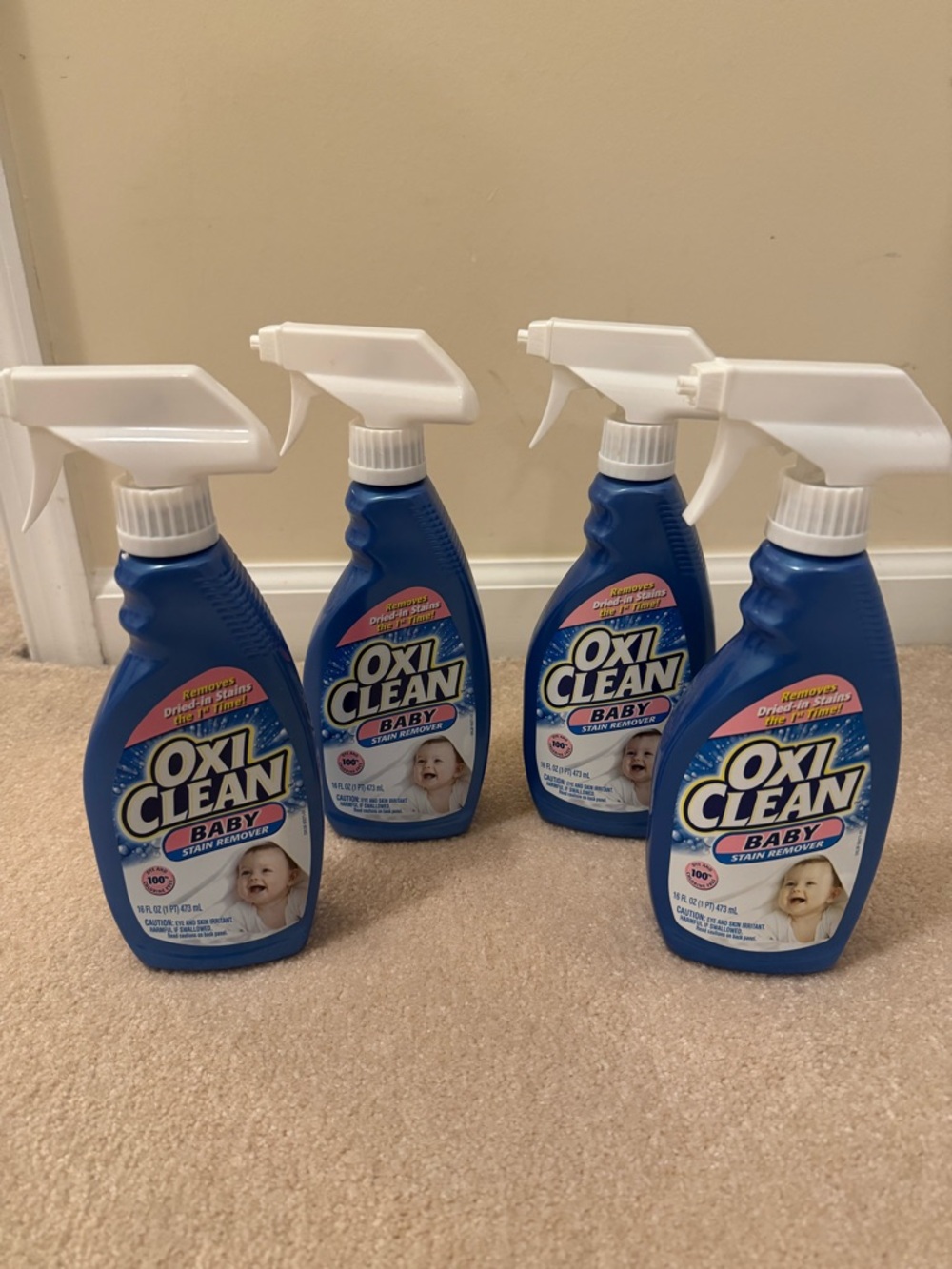 Baby Stain Remover Spray - Blue (Pack of 4)